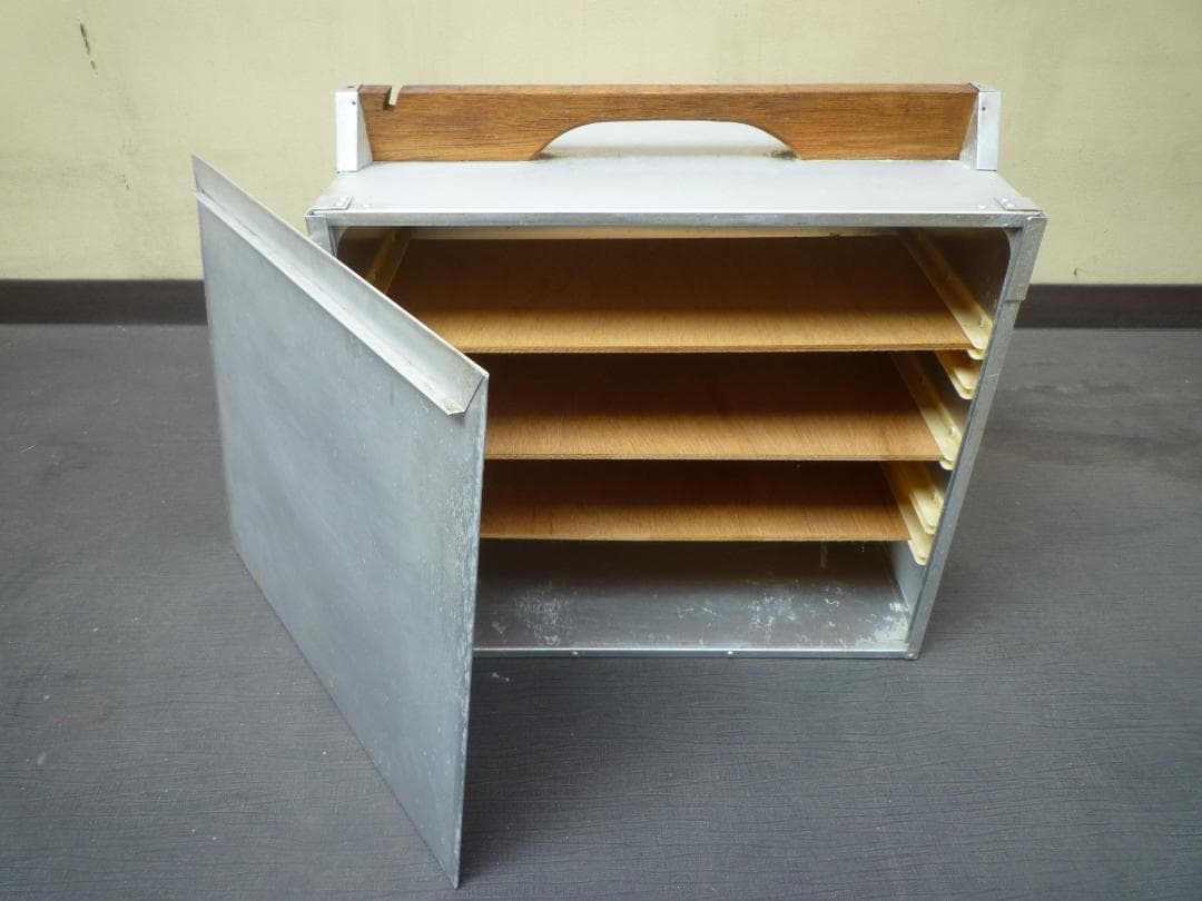 おかもち 出前ケース アルミ製 3段