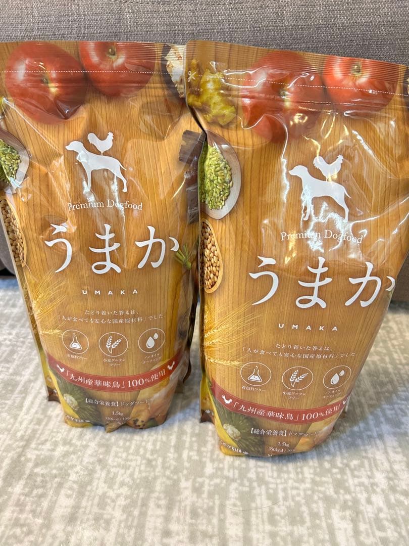うまか プレミアムドッグフード 1.5kg ×6袋 国産 高品質UMAKA