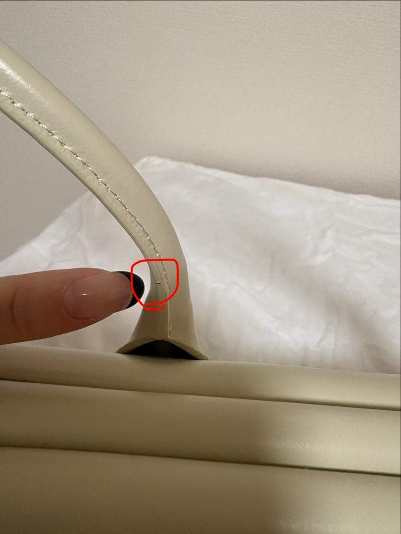 OSOI BOAT WIDE ショルダーバッグ クリーム