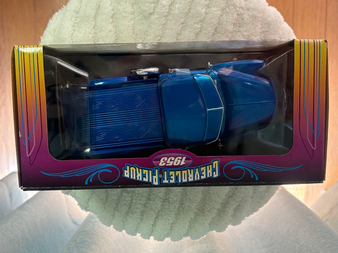 Jada Toys 1953 シボレー ピックアップトラック 青 ローライダー