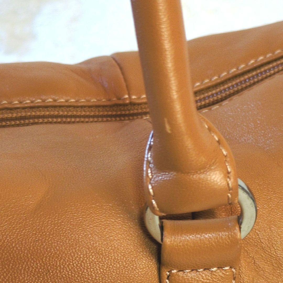 HAMANO 濱野工藝　ボストンバッグ　キャメル　美品✨️