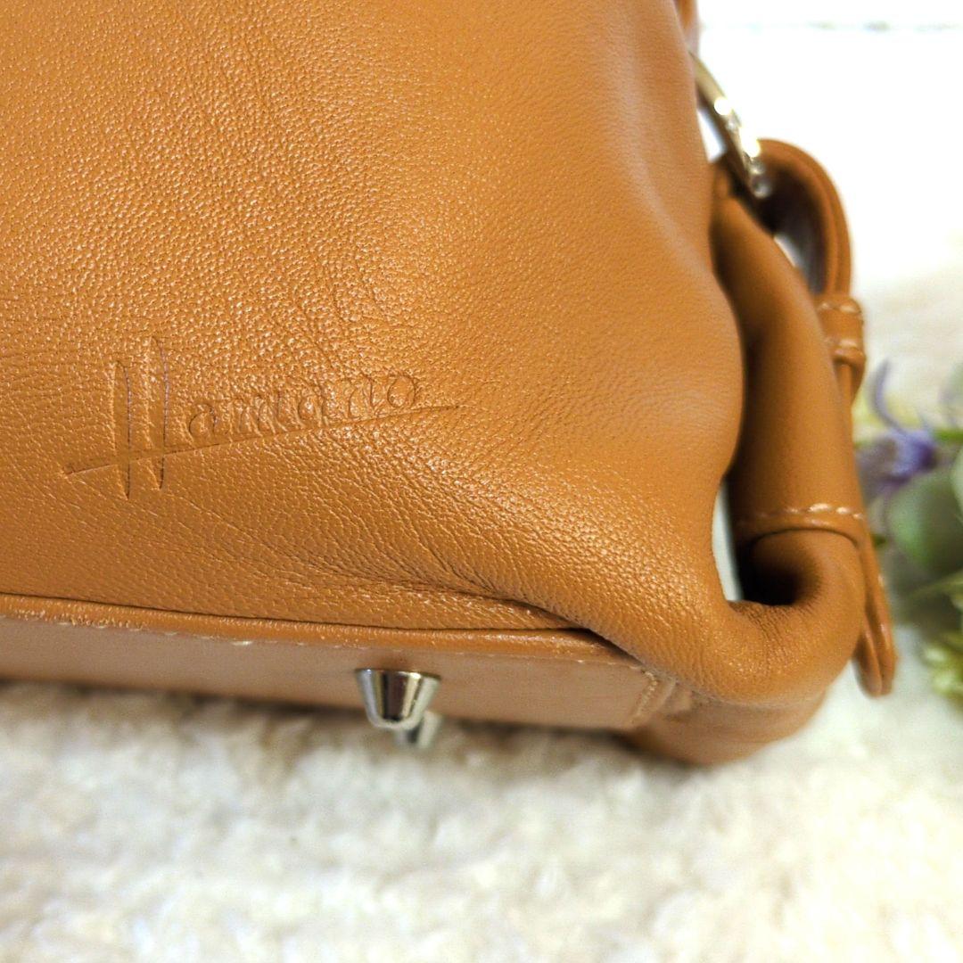 HAMANO 濱野工藝　ボストンバッグ　キャメル　美品✨️