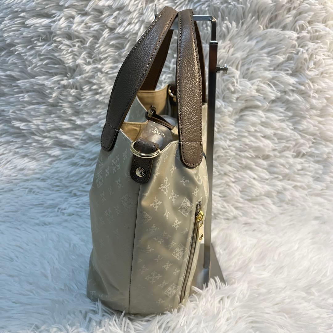 2025AW✨ラシット/ナイロンジャガード2WAYミニトートバッグ/現行/軽量