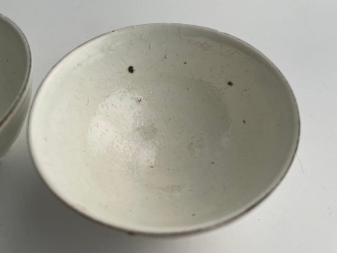 陶芸家 小林東五 粉引 盃 小碗 汲出 番茶器 李朝 粉