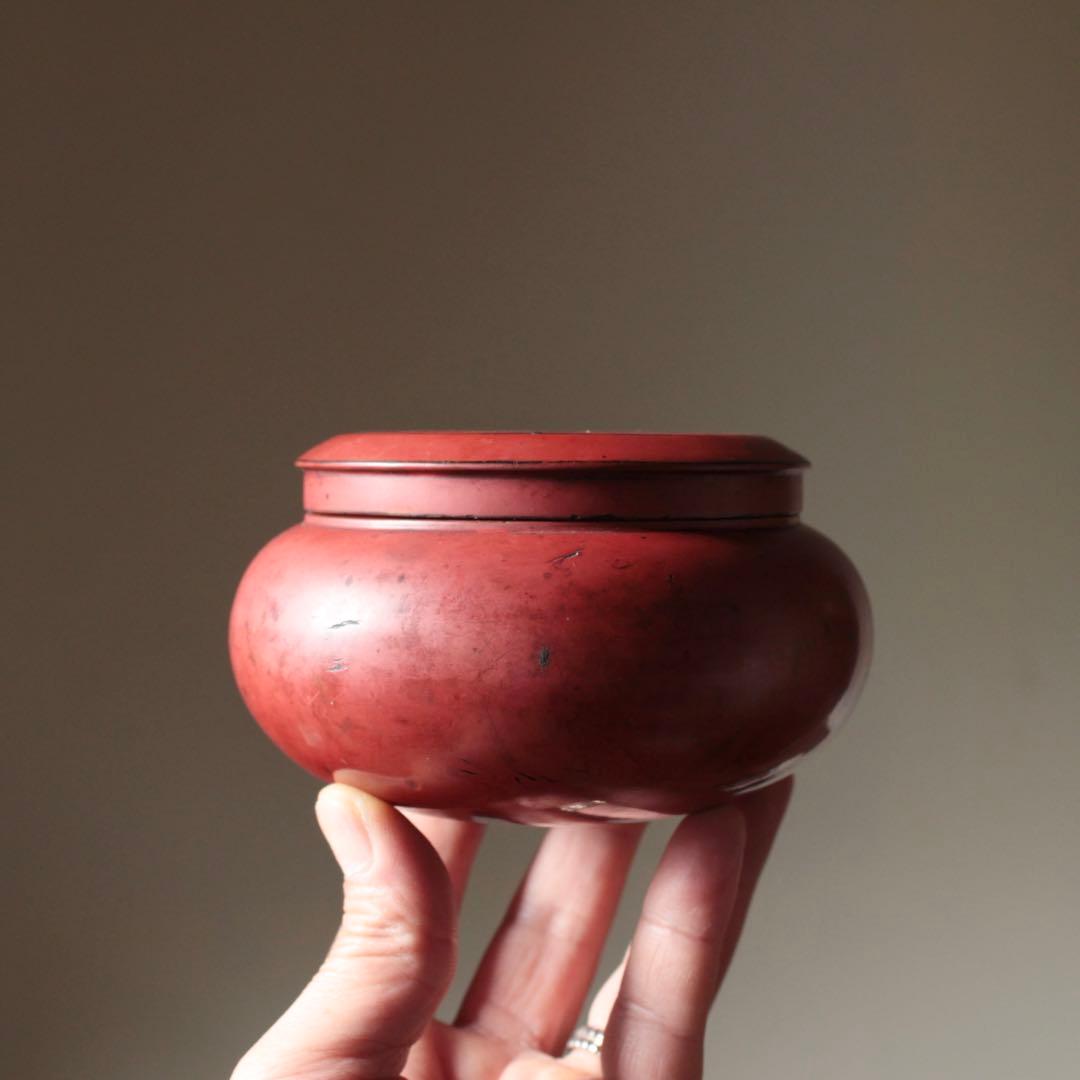 黒漆 薬壺 古美術 古道具 アンティーク