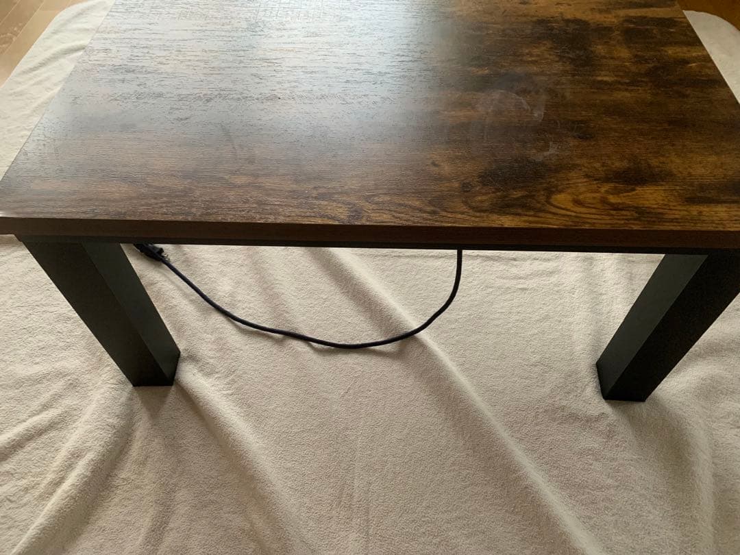 ニトリ】 大型木製こたつダークブラウン