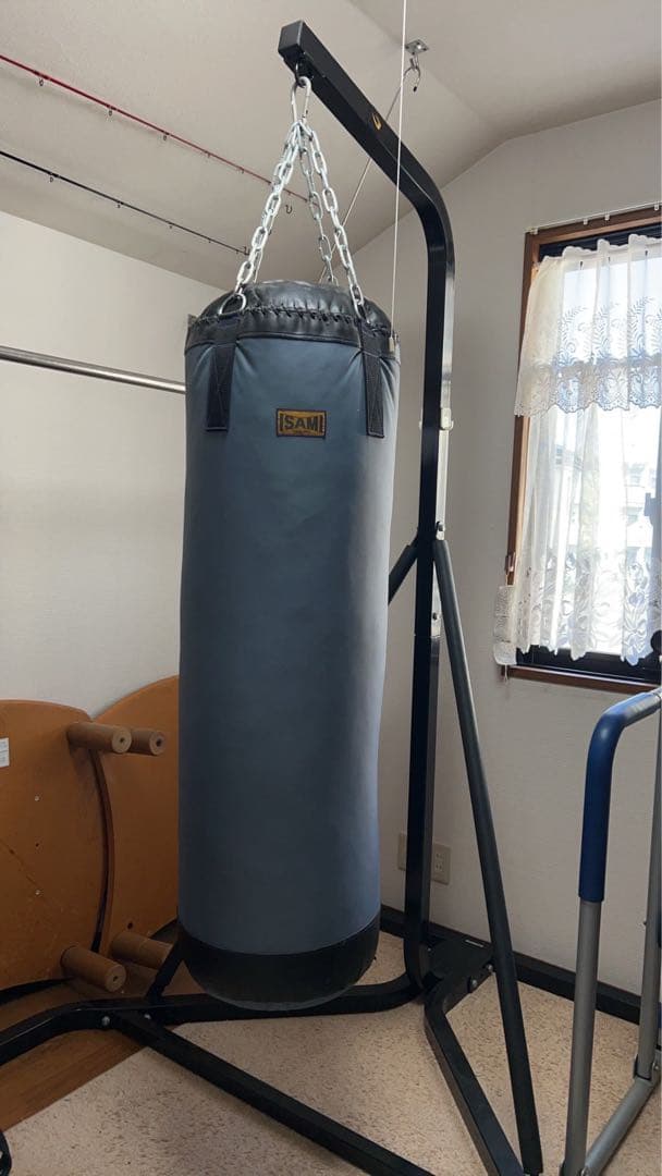 ISAMI グレー サンドバッグ 吊り下げフレームセット‼︎
