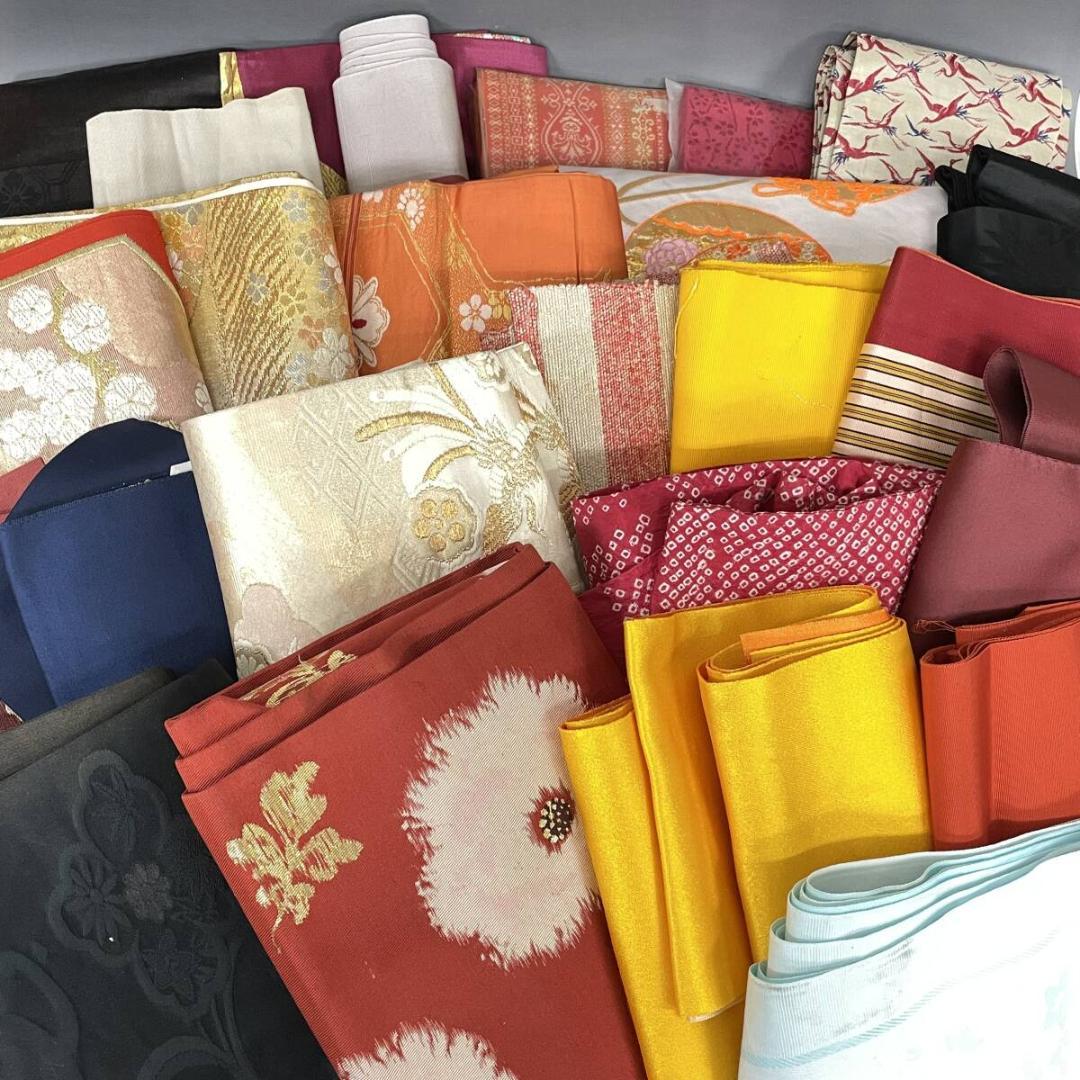帯 まとめて 50点 半幅帯 角帯 細帯 子供帯 金彩 着物 和装 和服