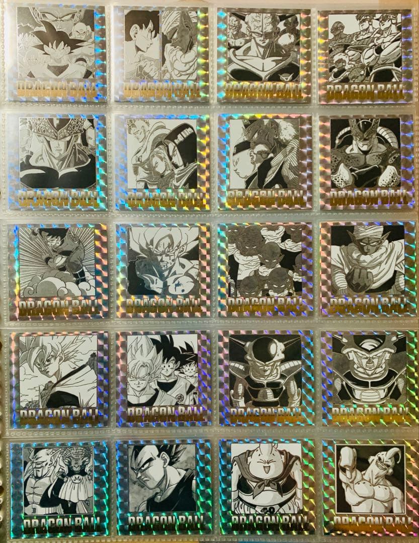 ドラゴンボール 40周年記念 ウエハースコンプセット＋多種レアシール&レアカード