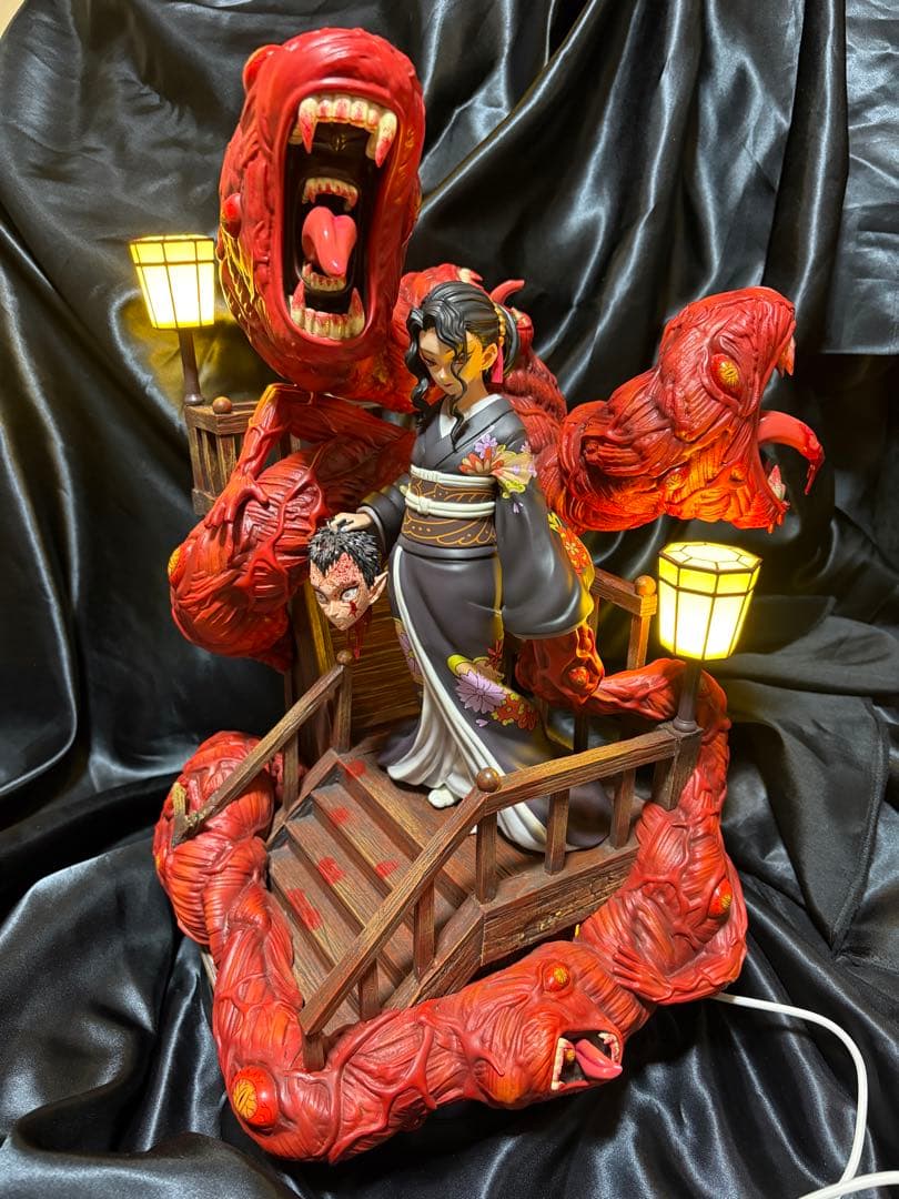 鬼滅の刃 鬼舞辻無惨 塗装済み完成品 フィギュア ガレージキット