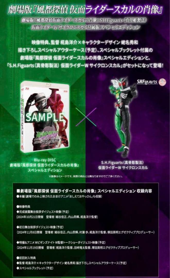 仮面ライダーダブル　サイクロンスカル　真骨彫　風都探偵S.H.Figuarts