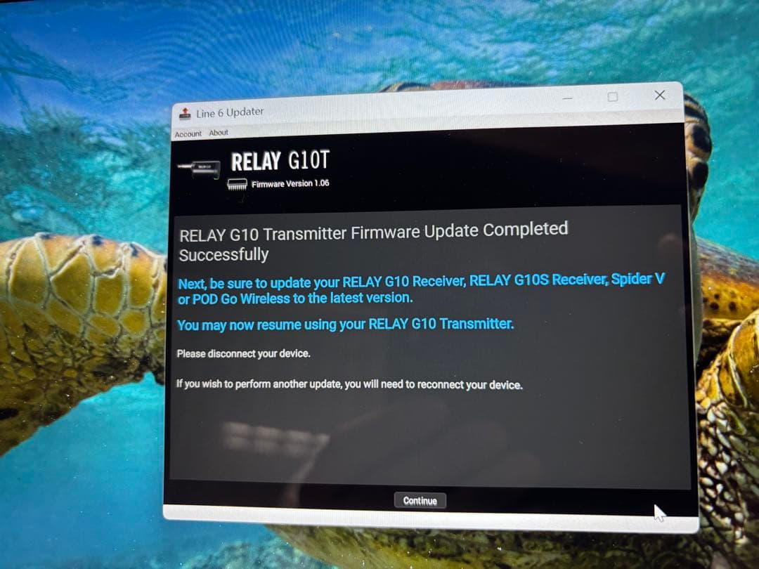 Relay G10 センターマイナスパワーサプライ可能 update済