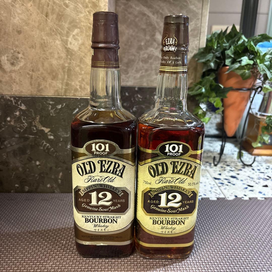 オールドエズラ12年 バーボンウイスキー 750ml ２本 楽天市場】オールドエズラ エズラブルックス 12年 750ml 50.5度 正規品