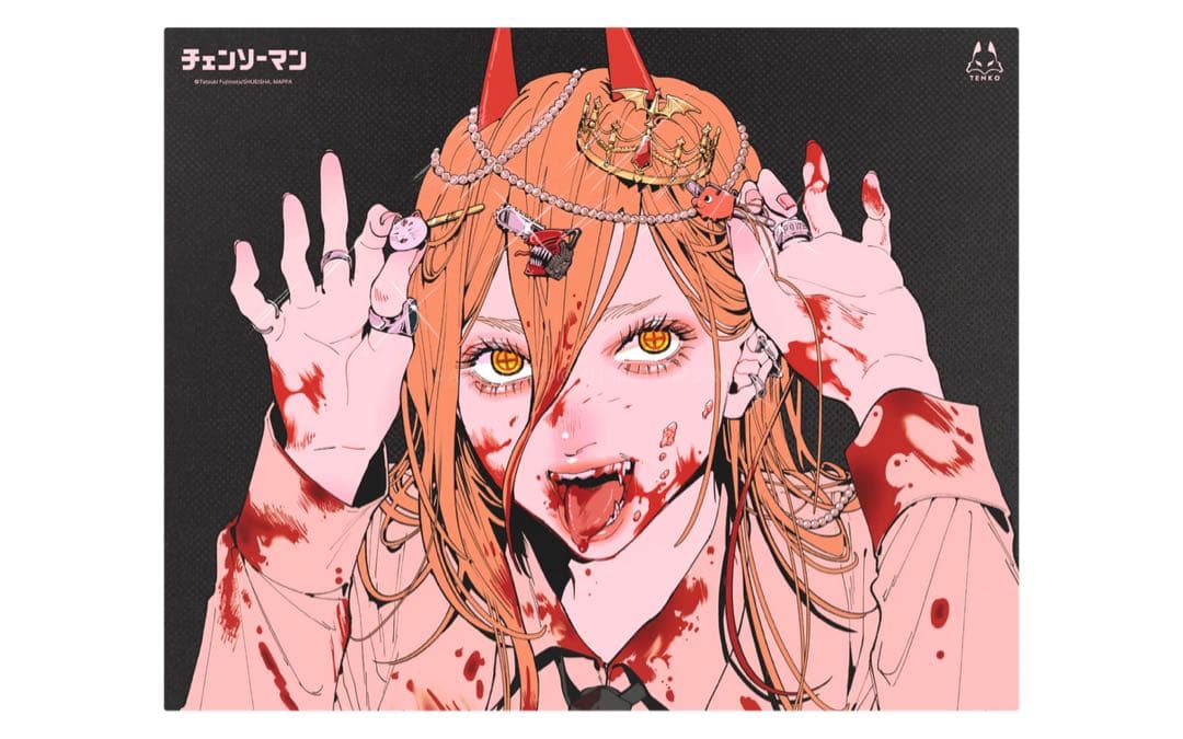 arbiter studio ガラス マウスパッド チェンソーマン パワー - メルカリ