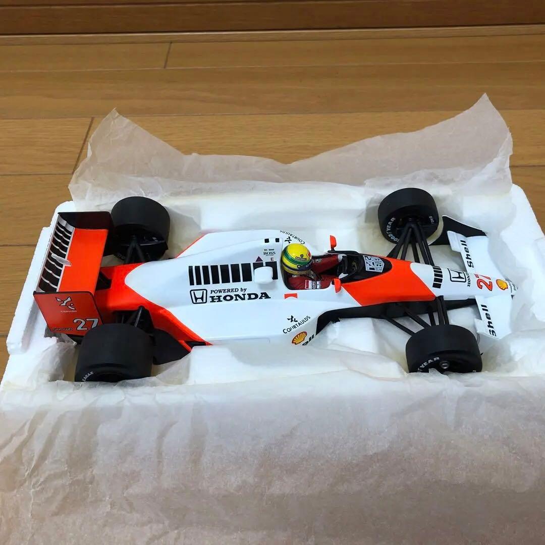 【値下げ】1/18 ミニチャンプス マクラーレンホンダ MP4/5B