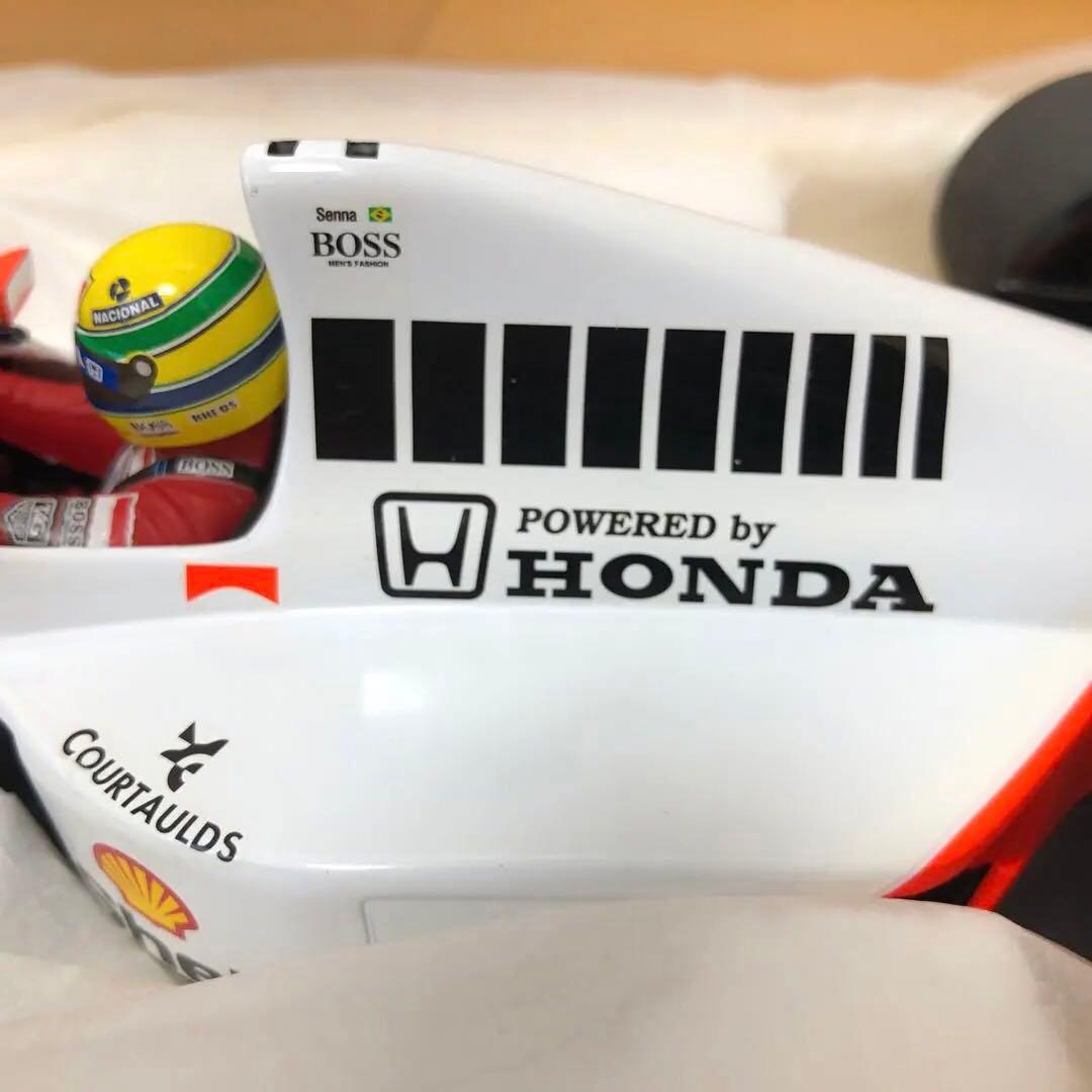 【値下げ】1/18 ミニチャンプス マクラーレンホンダ MP4/5B