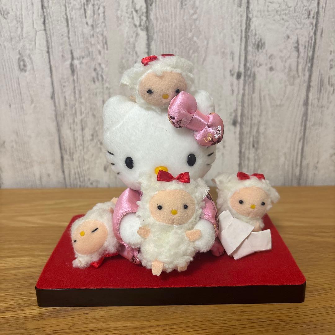 ハローキティ エトヌイグルミセット 未年 正月飾り サンリオぬいぐるみ