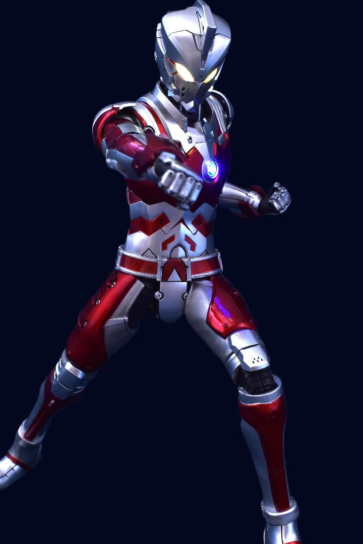 中古 ThreeZero 1/6 ULTORAMAN ACE SUIT　電装OK