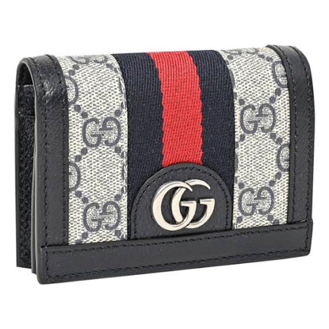 GUCCI 財布 二つ折り｜グッチ 日本限定 ダブルG 二つ折り財布 ブラック