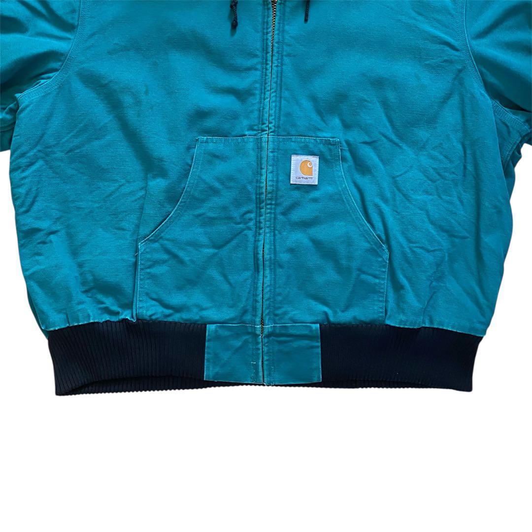 Carhartt アクティブジャケット 90s 星タグ ティファニーブルー
