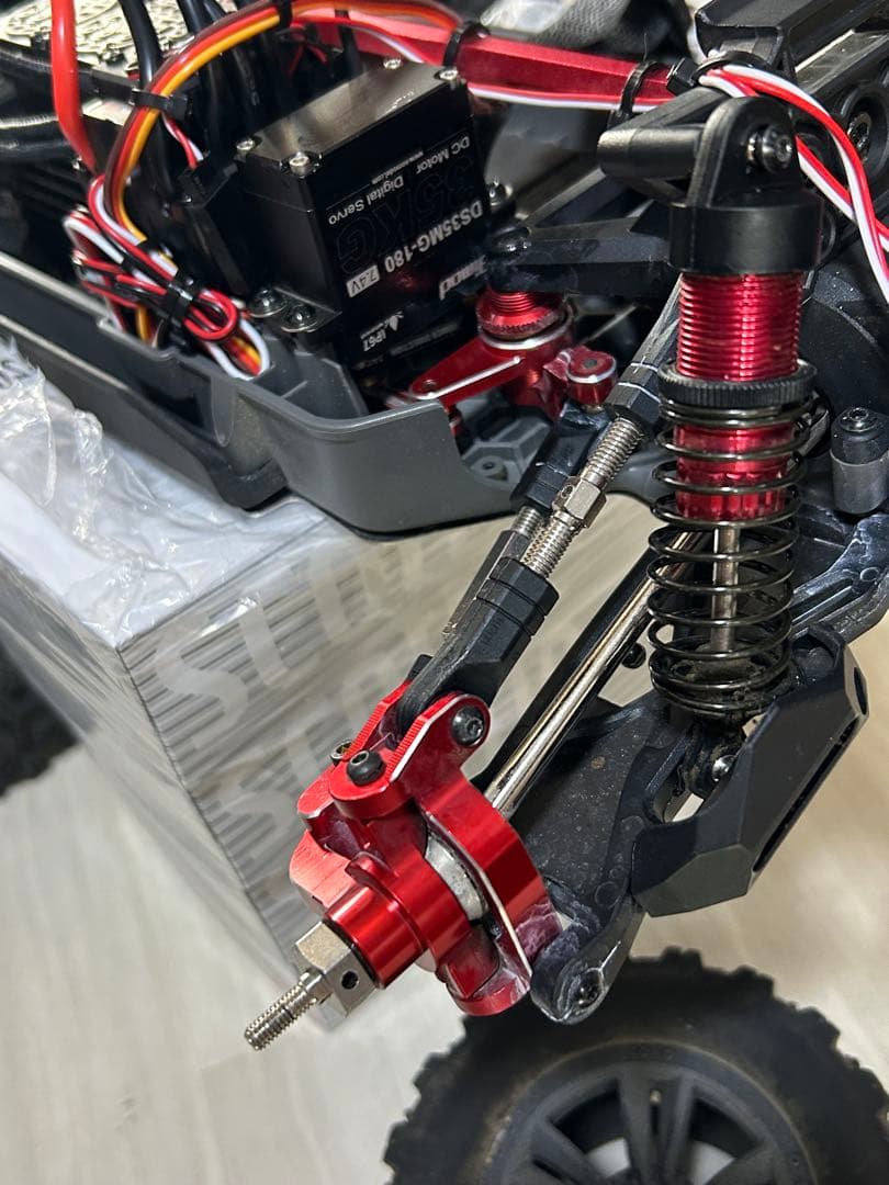 MJX 1/10 10208 ブラシレス 社外アルミパーツ ラジコン 新品タイヤ