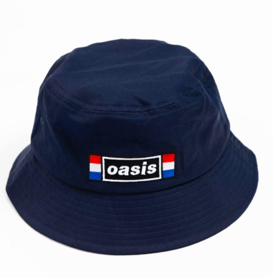 オアシス バケットハット Navy oasis 30周年 特別展 グッズ バケハ