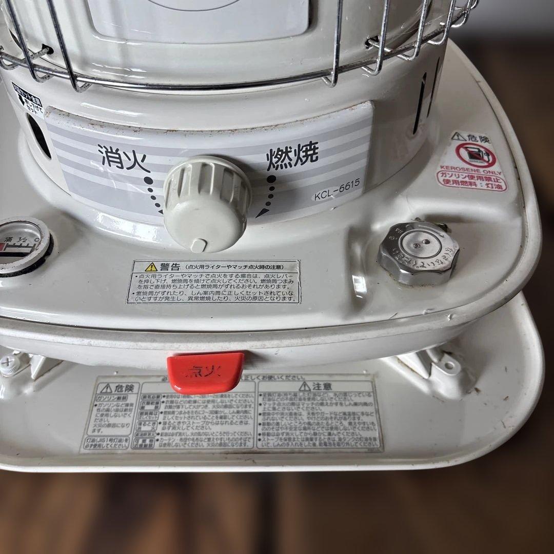 コロナ CORONA 石油ストーブ ホワイト型式 KCL-6615
