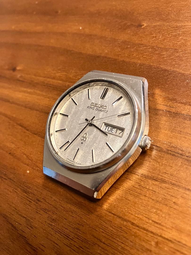【SEIKO】KING QUARTZ 1977年製（要メンテ品）