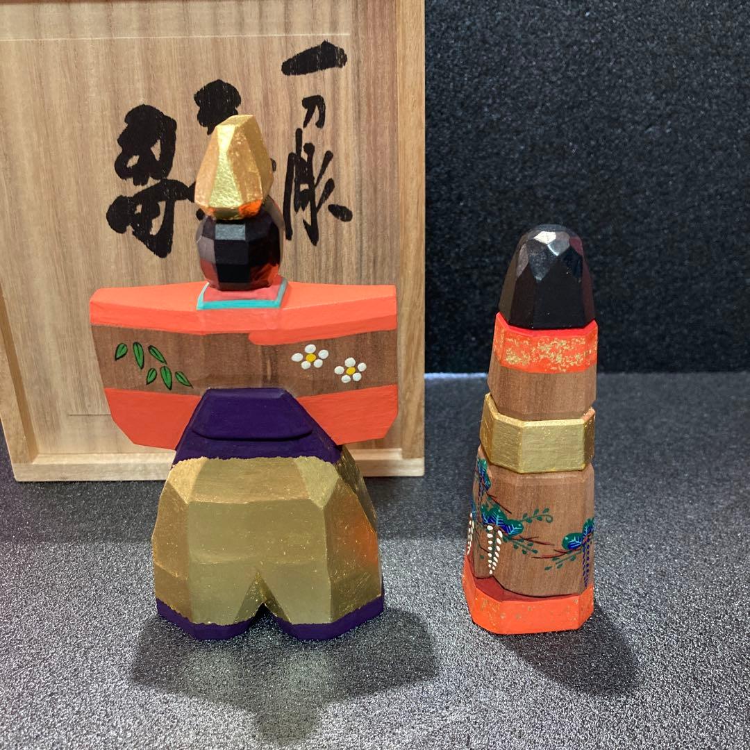 雛人形　奈良一刀彫り
