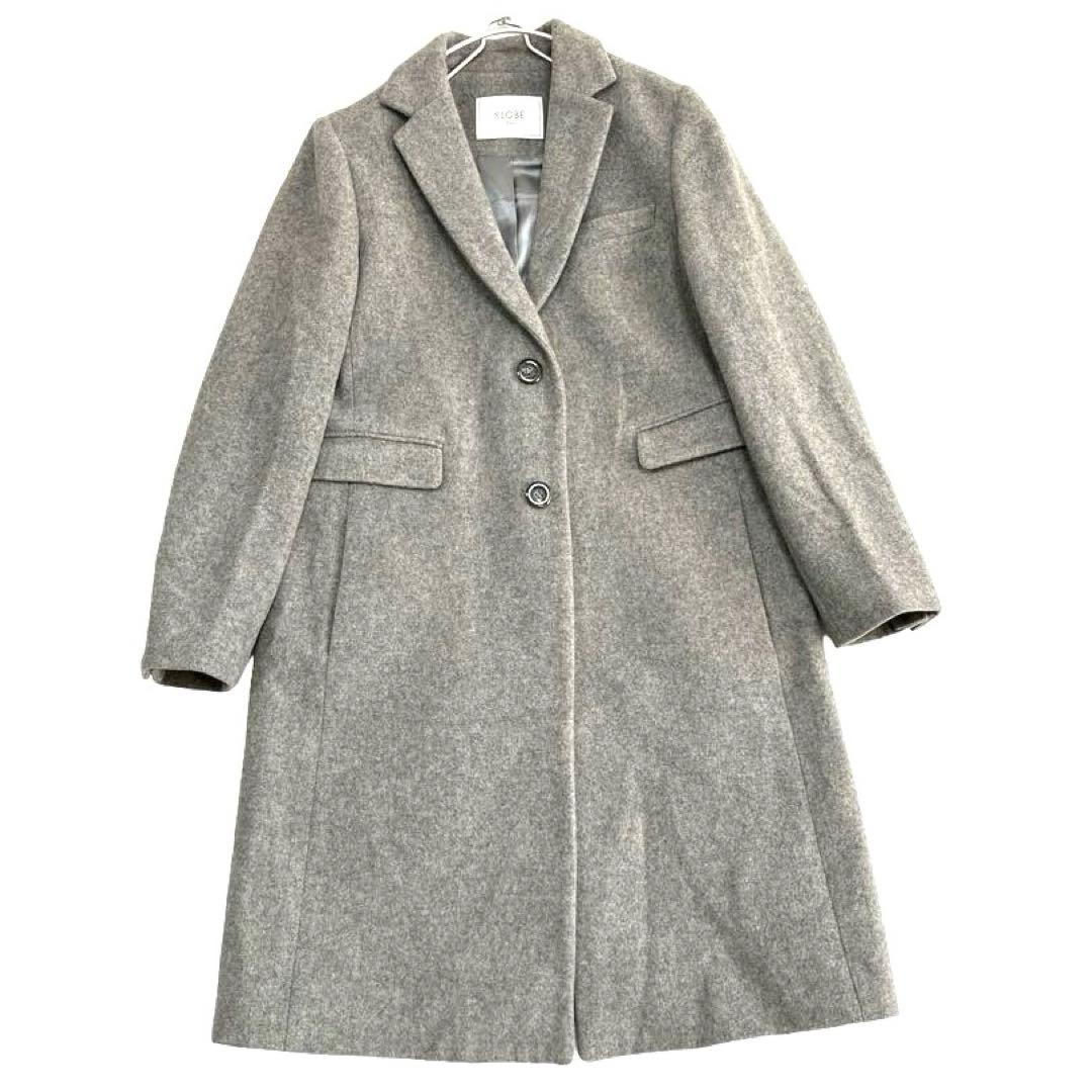 SLOBE IENA スローブイエナ チェスターコート ウール M ライトグレー