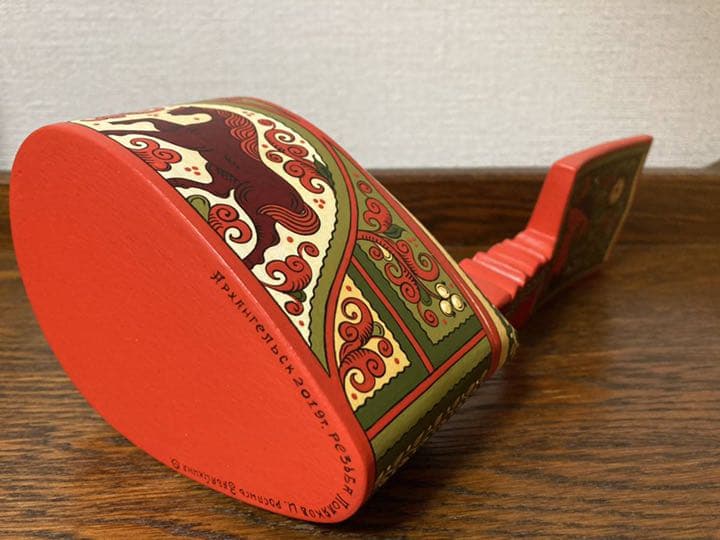 ロシア雑貨☆木製小物入れジュエリーBoxオリガ作 マトリョーシカ