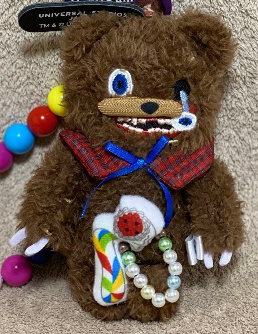 新品　USJ2025新商品　ハミクマ4体 ぬいぐるみキーチェーン　4種類セット