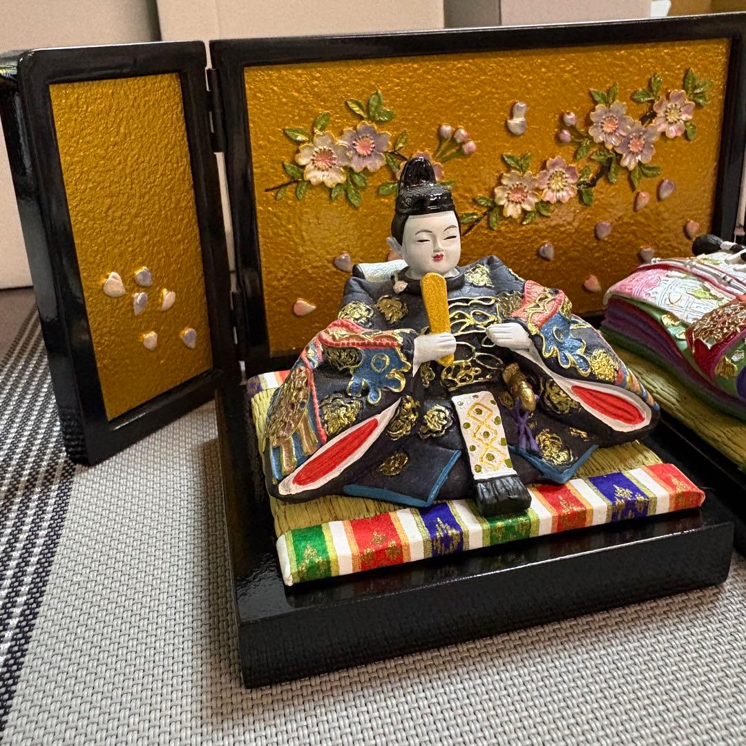 丹青堂　若菜雛　木製七段飾り　雛人形