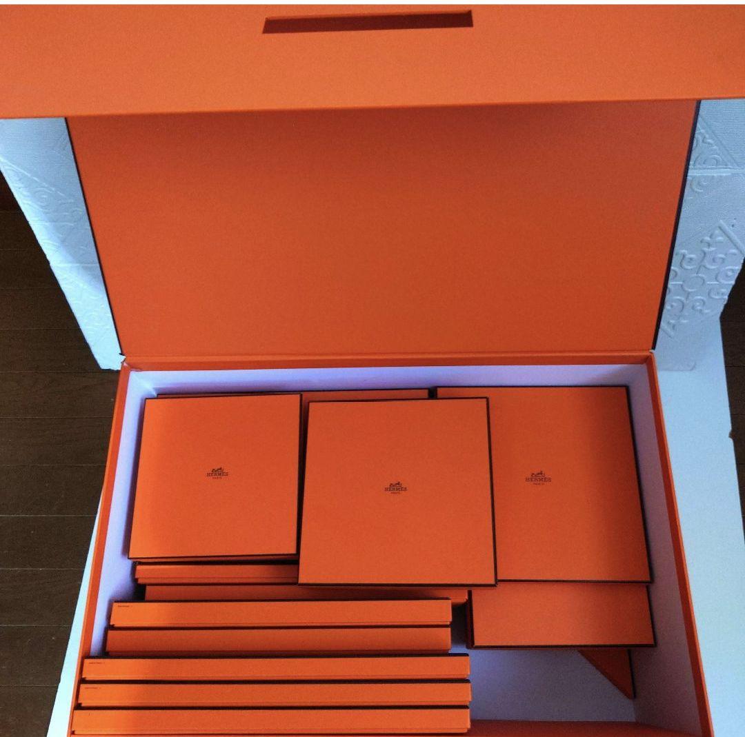 HERMES エルメス空箱15個 、紙袋14個、巾着袋 1個 合計30個