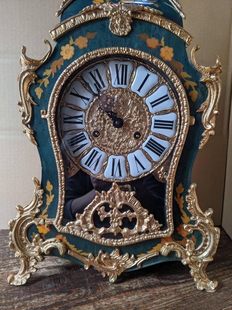 Franz Hermle アンティーク置時計 141-070 Hermle ヘルムレ ドイツ製