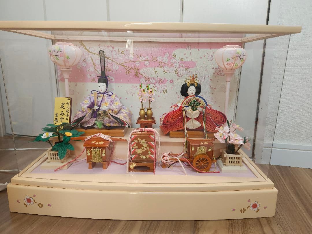吉徳　田村由起子作　ひな人形　オルゴール→値下げ