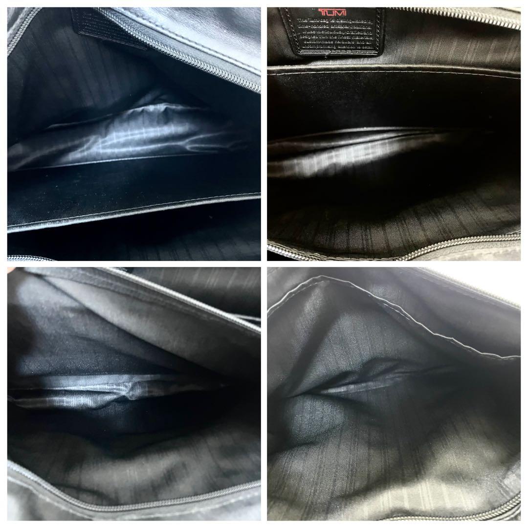 トゥミ TUMI ビジネスバッグ　ショルダーバッグ　オールレザー　ブラック　黒