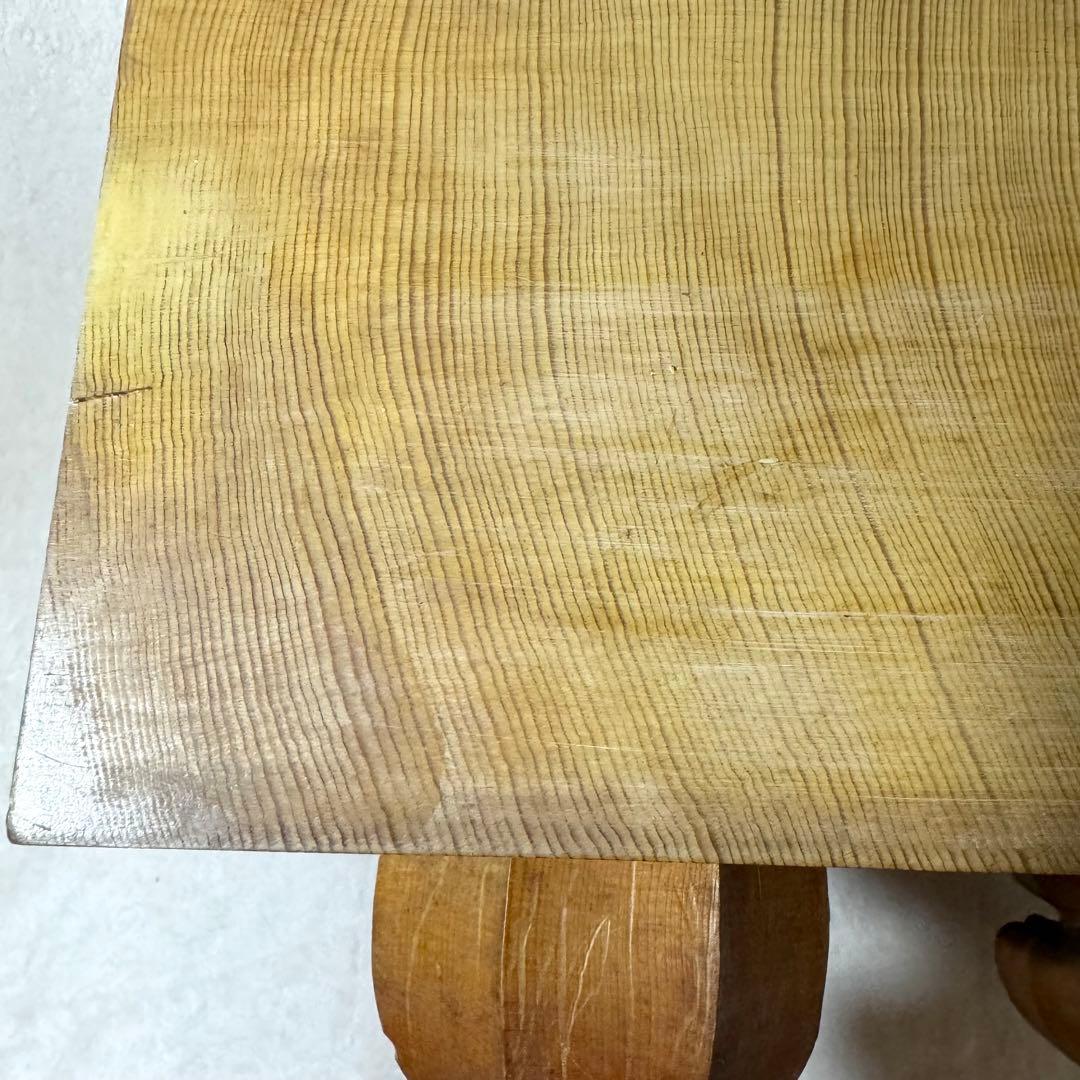 〚ケース付〛✦碁盤 足付盤 ヘソ付 柾目 天地柾 盤厚約6寸✦