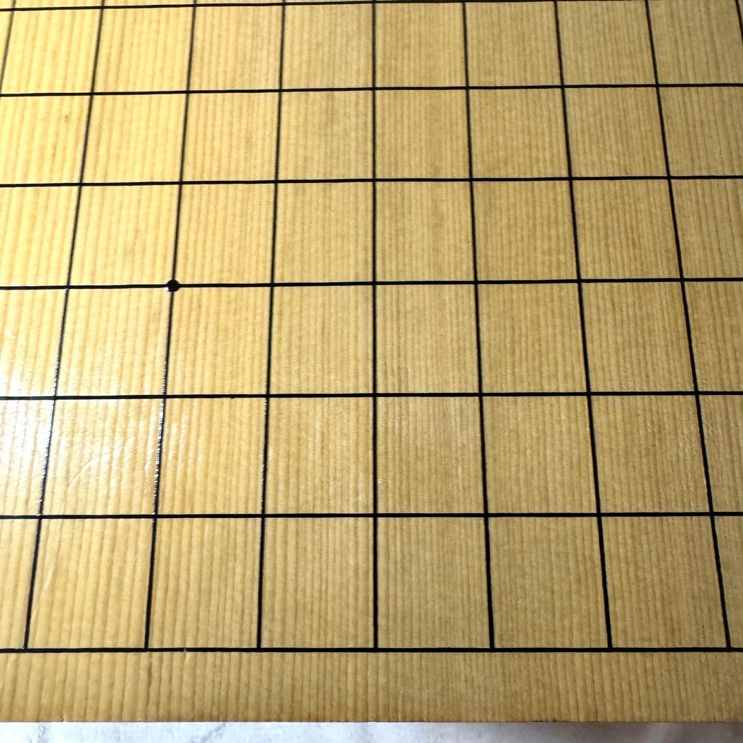 〚ケース付〛✦碁盤 足付盤 ヘソ付 柾目 天地柾 盤厚約6寸✦