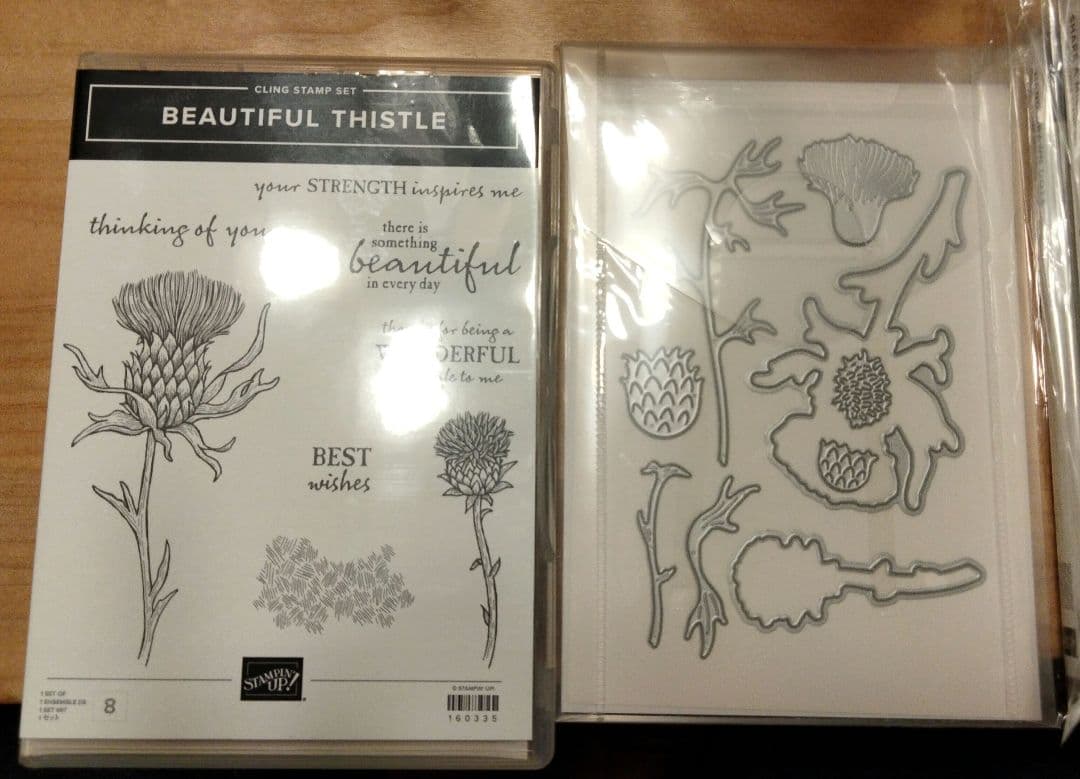 いきなり最終価格！未使用存在感あるお花スタンプ＆ダイ スタンピンアップ