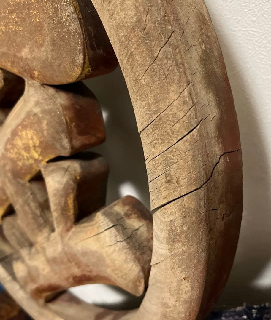 木製 看板 アンティーク 金 骨董 古民家