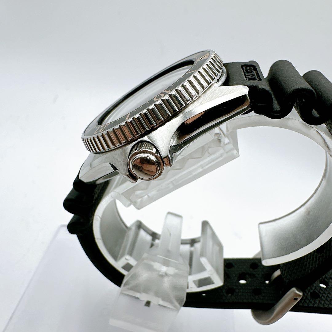 美品 稼動品 ビンテージ セイコー ダイバー メンズ腕時計 オレンジ 2625