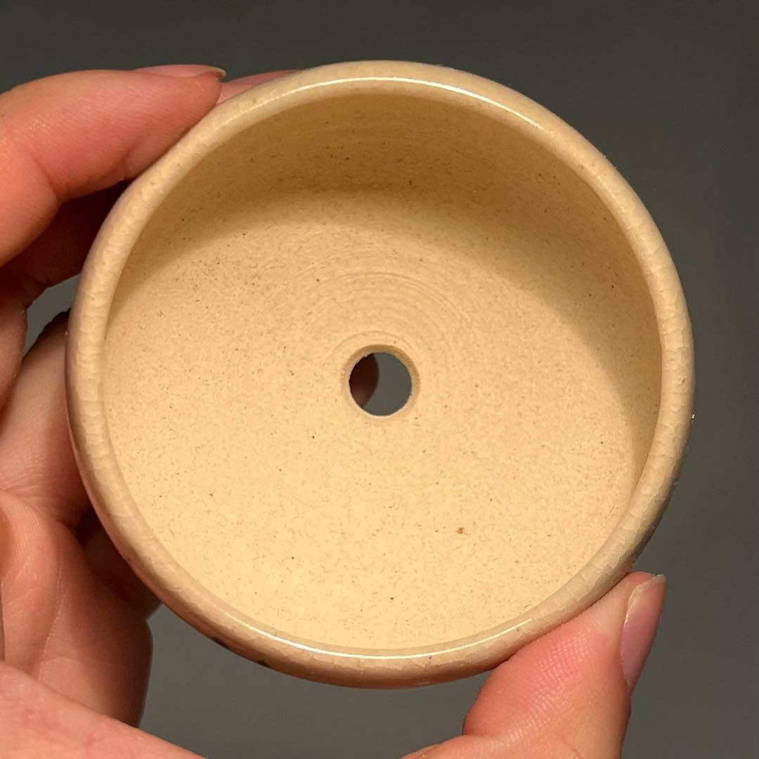 700.是好 一九八二年 82才 五彩豆鉢 盆栽鉢 植木鉢 7.4*3.4cm