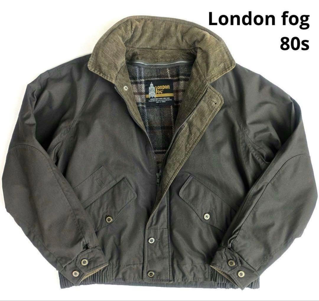 状態◎80s London fog スイングトップ L 襟コーデュロイ 短丈 - メルカリ
