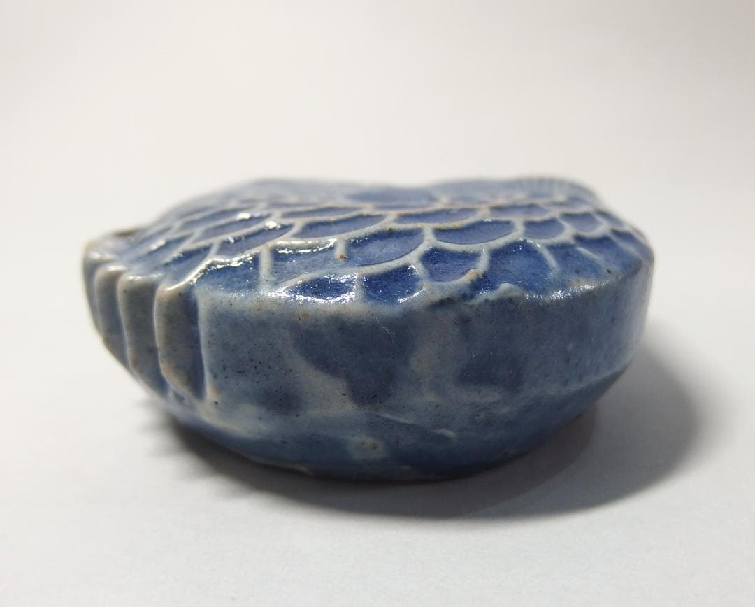 李朝瑠璃魚形水滴/文房具/書道具/朝鮮美術/韓国/民藝