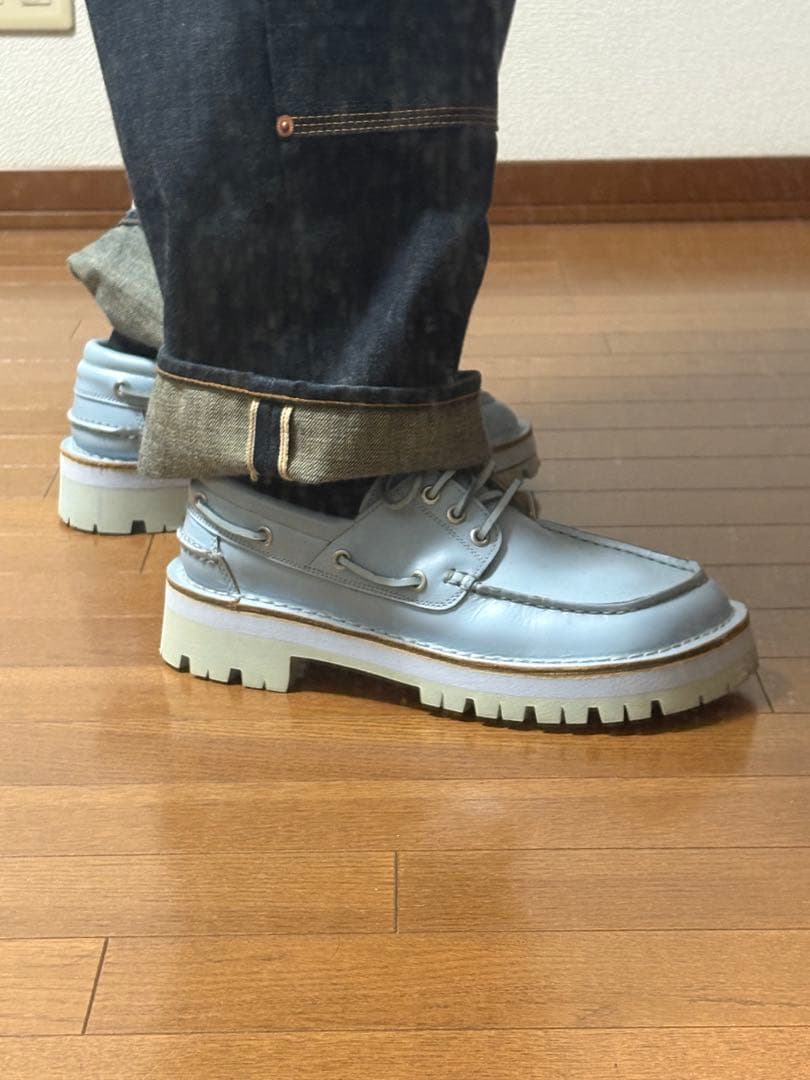 靴 Camperlab Eki Lace- up Shoes Blue