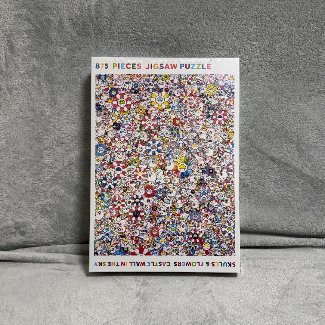 村上隆 SKULLS & FLOWERS BLUE SIGNA ジグソーパズル - メルカリ