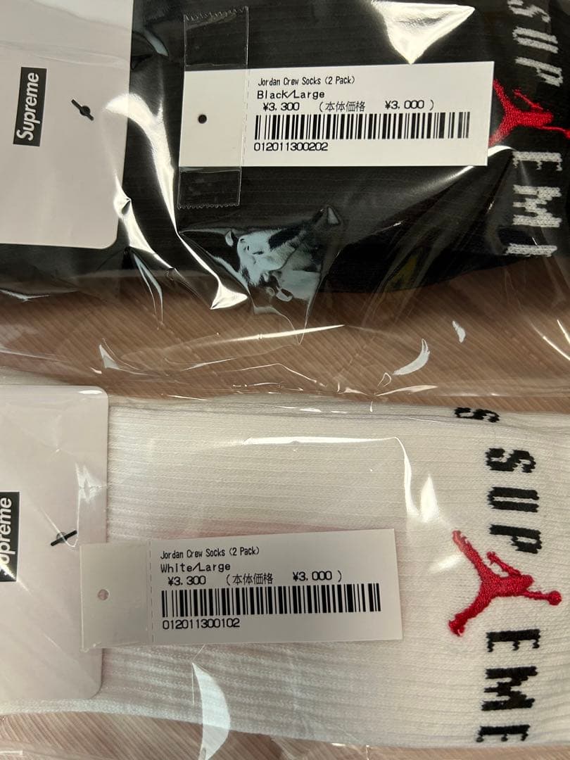 値下げ！Supreme×Jordan Crew Socks Set！