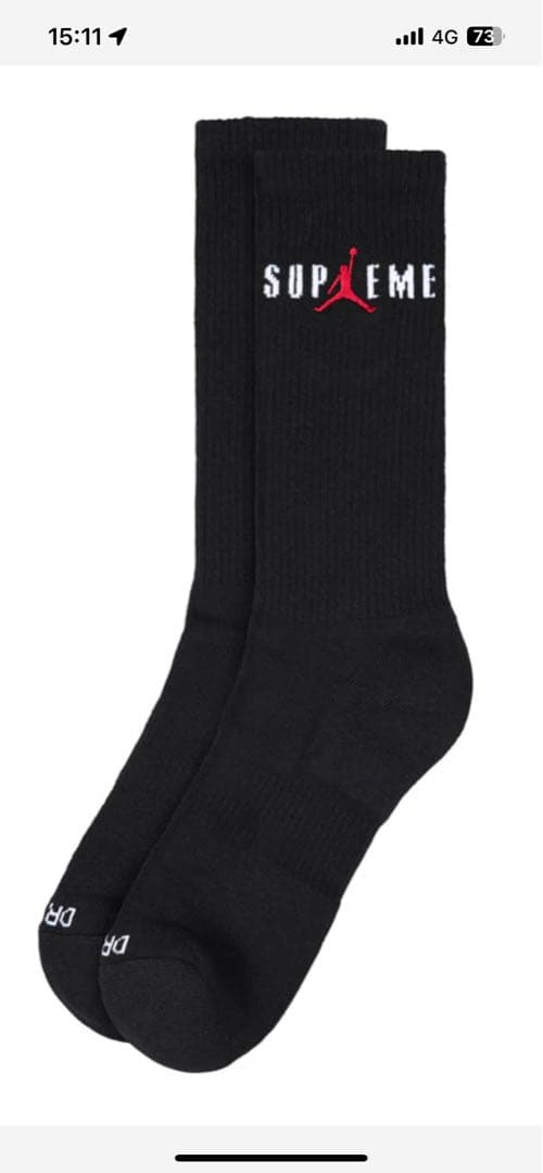 値下げ！Supreme×Jordan Crew Socks Set！