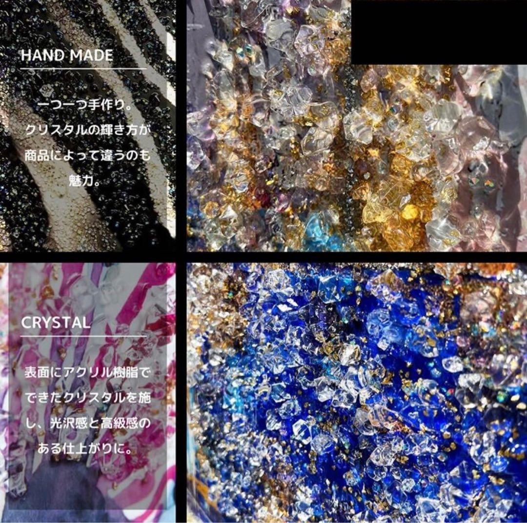 クリスタル アートパネル 紫陽花 風景画